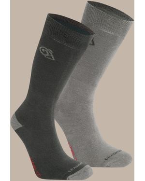 Craghoppers Nosi Life Twin Pack Socks - Blue