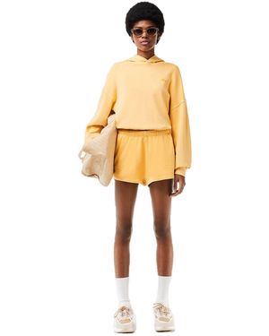 Lacoste Fleece Jogger Shorts - Yellow