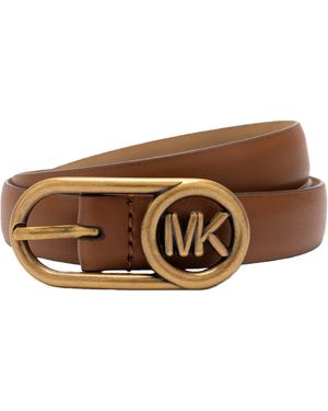 MICHAEL Michael Kors Leather Belt - Brown
