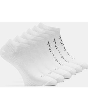 Calvin Klein 6-Pack Trainer Socks - White