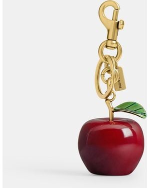 COACH Fruit Bag Charm Keyring - Red