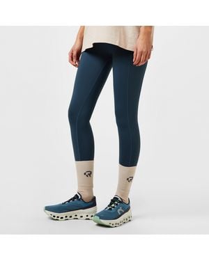 Red Run Organic Cotton Socks - Blue