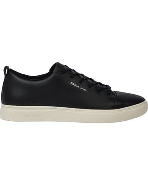 Paul Smith Lee Leather Low-Top Trainers - Black