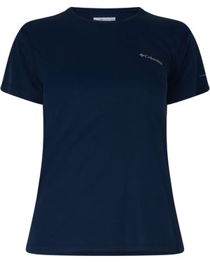 Columbia Zero Short Sleeve Performance T-Shirt - Blue