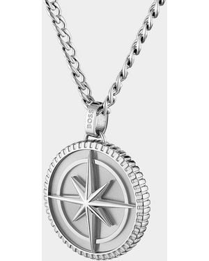 BOSS Gents North Necklace - Metallic
