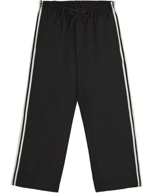 Y-3 Wire Open Hem Woven Tracksuit Joggers - Black