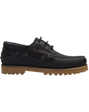 Deakins Deaks Lusitana Boat Shoes - Black