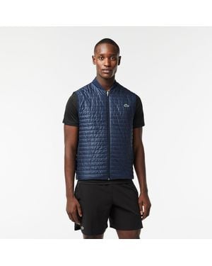 Lacoste Padded Sleeveless Gilet - Blue
