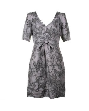 Juicy Couture Jgmu9843 Paisley Dress - Grey