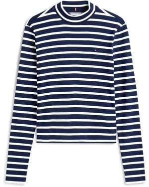 Tommy Hilfiger Slim Cody Long-Sleeve T-Shirt - Blue