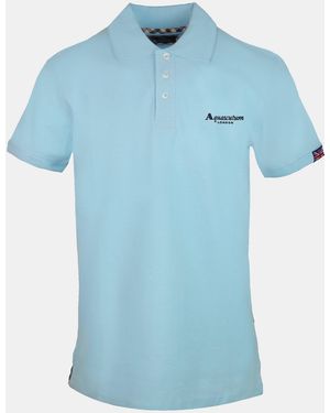 Aquascutum Polo Short Sleeve Shirt - Blue