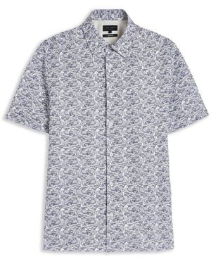 Ted Baker Laughy Short Sleeve Shirt - Blue