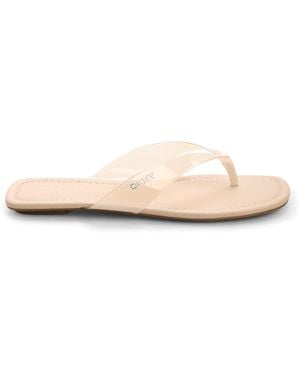 DKNY Hampton Thong Flip Flop Sandal - Pink