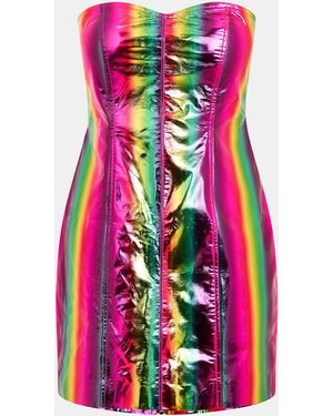 Amy Lynn Metallic Mini Dress - Pink