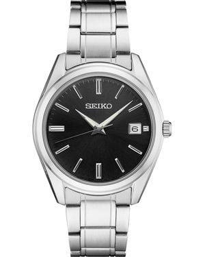 Seiko Classic Date Quartz Analogue Quartz Watch - Metallic