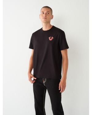 TRUE RELIGION Heritage Tee T-Shirt - Black