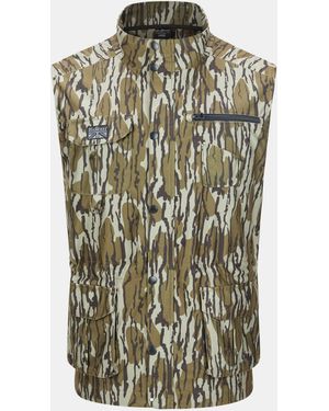 Diem Camo Multi Pocket Dwr Performance Training Gilet - Green