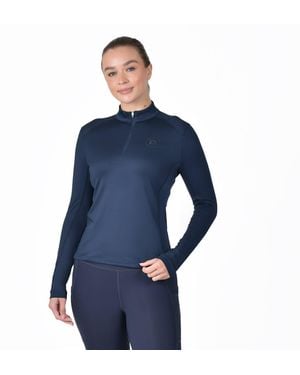 Dublin Breathable Long Sleeve Riding Top - Blue