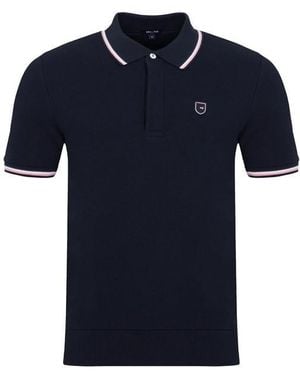 Eden Park Navy Short-sleeved Jumper - Blue