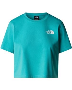 The North Face Simple Dome Crop T-Shirt - Blue