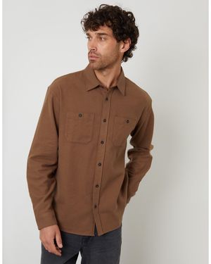 Threadbare Firfield Shirt Sn62 - Brown