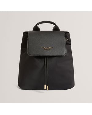 Ted Baker Drawstring Backpack - Black