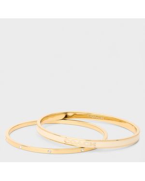 COACH Duo Bangle Set - Yellow