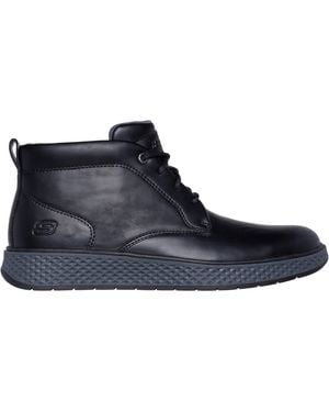 Skechers Burkett Flat Ankle Boots - Blue