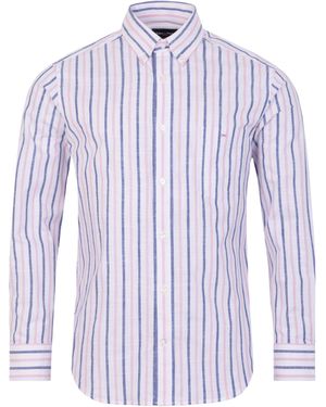 Eden Park Striped Shirt - Blue