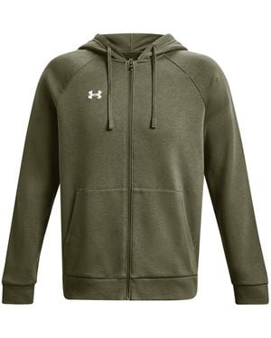 Under Armour Ua Rival Fleece Full-Zip Hoodie - Green