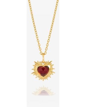 Rachel Jackson Jan Birth Pendant Necklace - Metallic