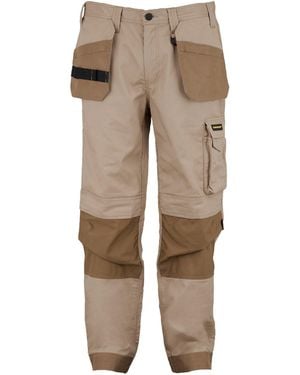 Dunlop On Site Work Trousers - Natural