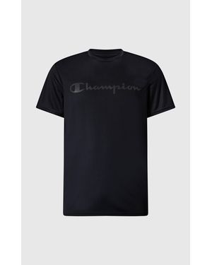 Champion Short Sleeve Performance Gym Top - Black