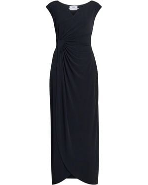 Gina Bacconi Eileen Jersey Maxi Ball Gown - Blue