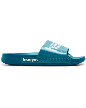 Havaianas Slide Flip Flops - Blue