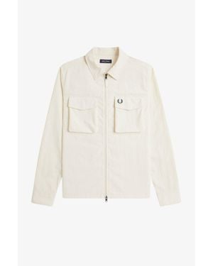 Fred Perry Overshirt - White