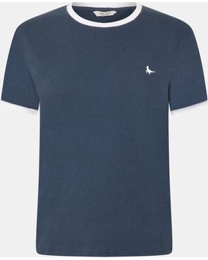 Jack Wills Trinkey Ringer T-Shirt - Blue