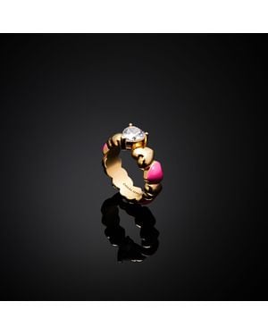 Chiara Ferragni Neon Stackable Stack Rings - Black