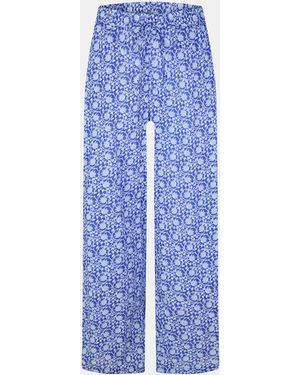Vero Moda Lyca Wide Leg Trouser - Blue