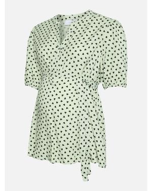 Mama.licious Mama Mlsophie Regular Fit T-Shirt - Green