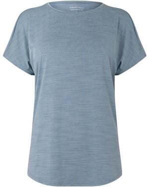 Röhnisch Motion Tee Short Sleeve Performance Gym Top - Blue