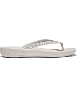 Fitflop Iqushion Sparkle Flip-Flop Size 3 - White