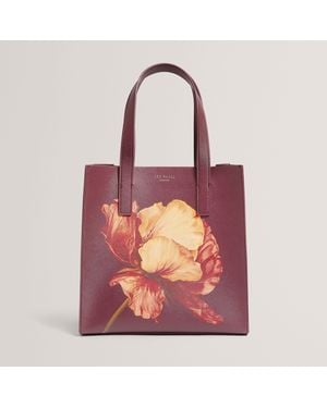Ted Baker Floral Graphic Small Icon Tote Bag - Pink