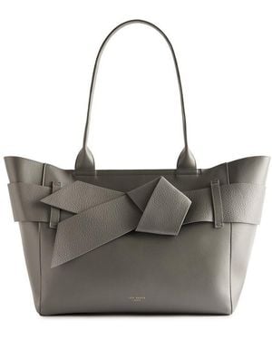 Ted Baker Pu Large Tote Bag - Grey