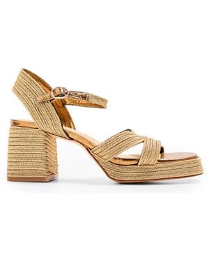 Castañer Heeled Sandals - Metallic