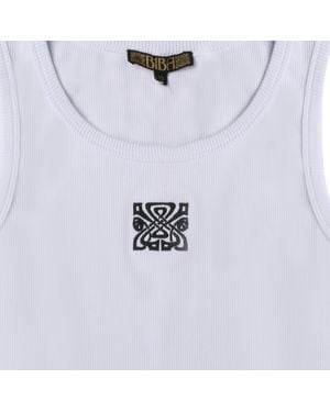 Biba Logo Racerback Vest - White