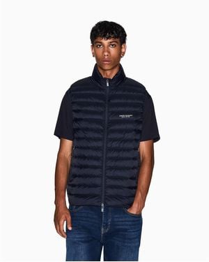 ARMANI EXCHANGE Down Waistcoat - Blue