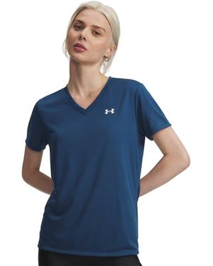 Under Armour Tech V-Neck Short Sleeve - Blue