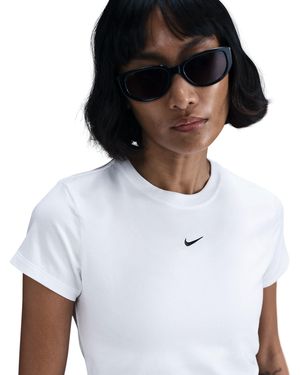Nike Chill Crop Tee - White