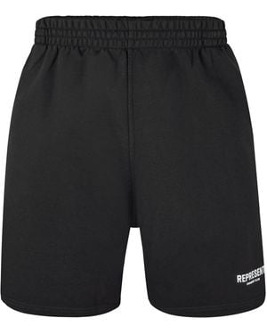 Represent Owners Club Relaxed Fit Shorts - Black